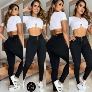 JEANS SKINNY TELA STRESCH NEGRO